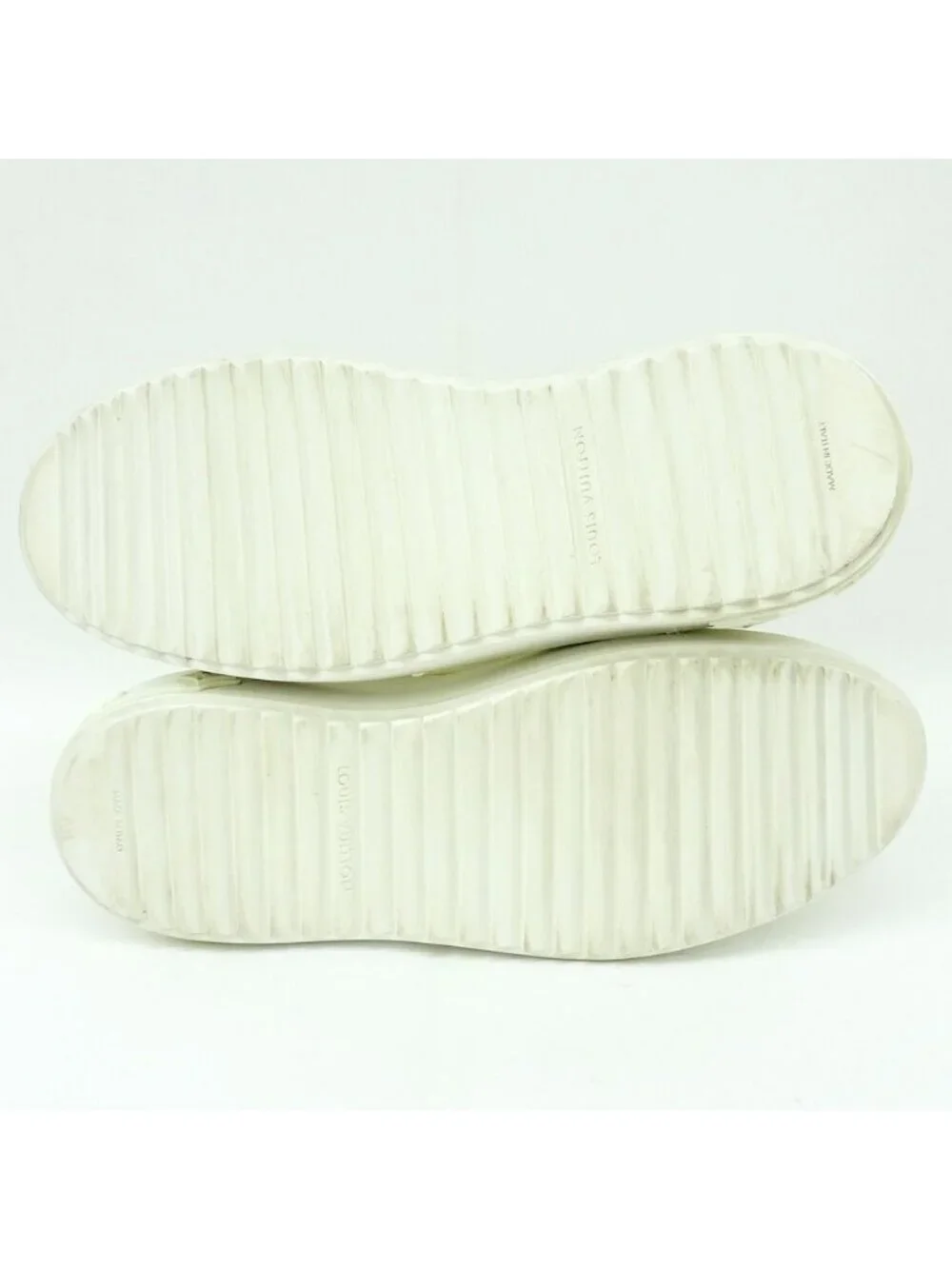 Louis Vuitton Time Out Sneakers White Leather 36.5